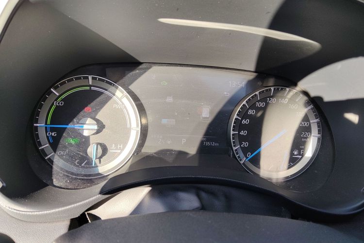 丰田 汉兰达 2023款 2.5L智能电混双擎四驱尊贵版 7座中控内饰14