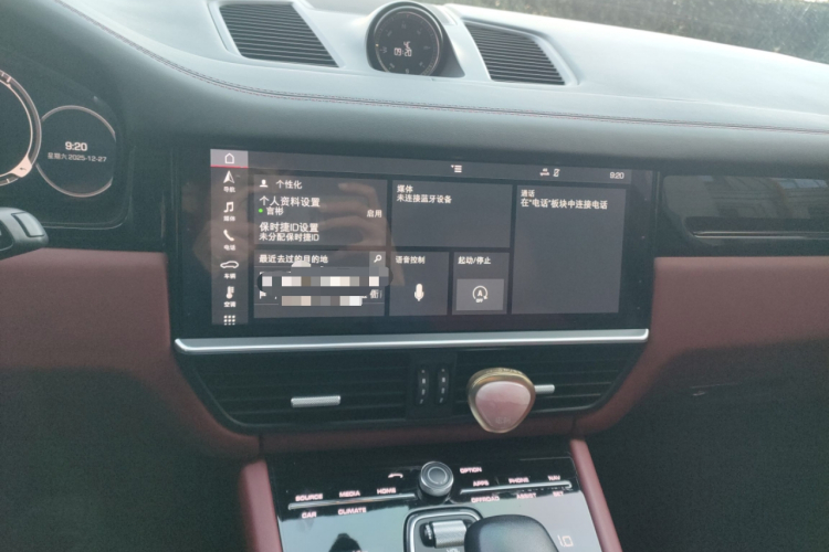 保时捷 2019款 Cayenne 3.0T中控内饰16