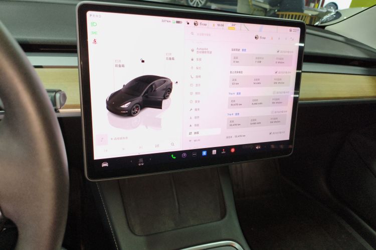 特斯拉 Model 3 2021款 改款二 Performance高性能全轮驱动版中控内饰16