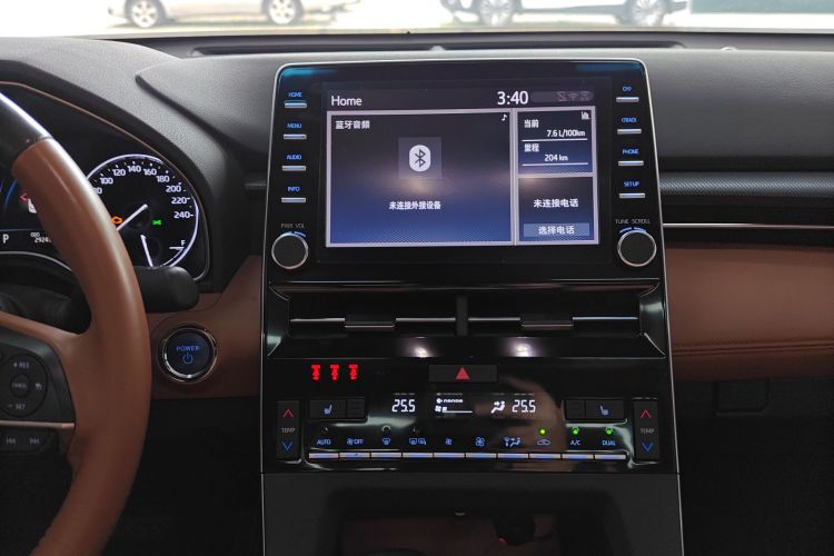 丰田 亚洲龙 2019款 双擎 2.5L XLE尊贵版 国VI中控内饰16