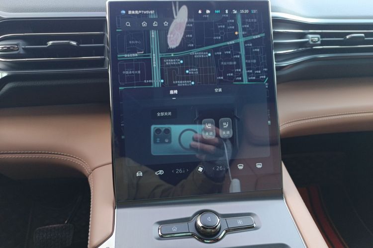 蔚来ES6 2020款 600KM 运动版中控内饰16