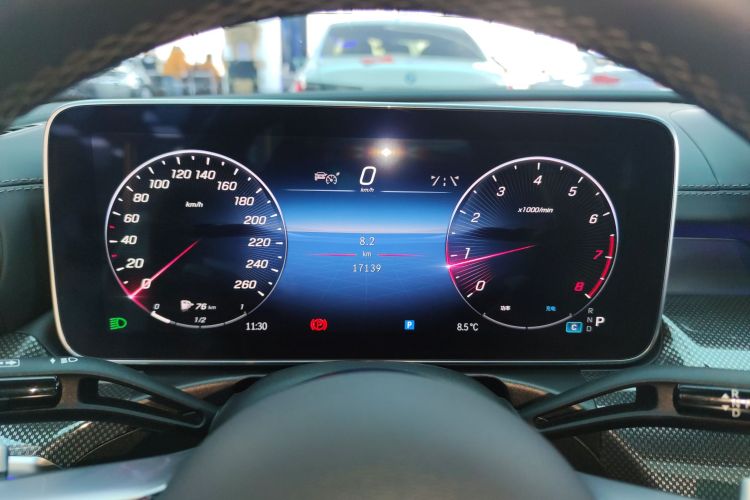 奔驰C级 2024款 改款二 C 260 L 皓夜运动版中控内饰14