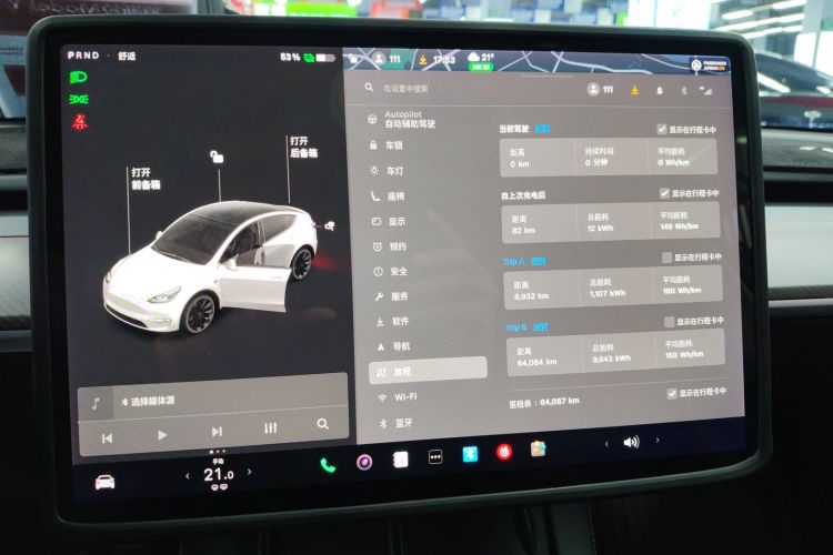 特斯拉 Model Y 2021款 标准续航后驱版局部细节14