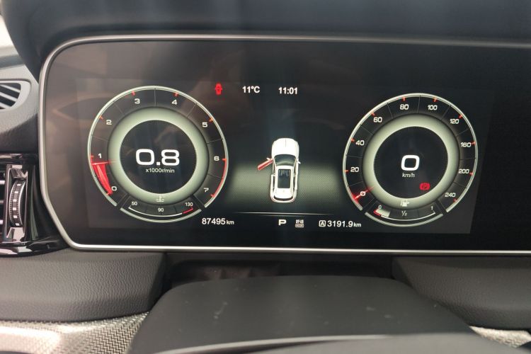 红旗HS5 2019款 2.0T 智联旗享四驱版中控内饰14