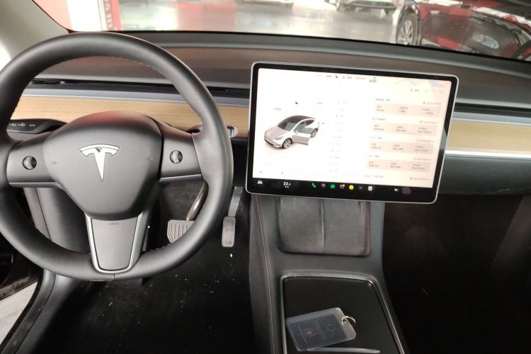 特斯拉 Model Y 2022款 长续航全轮驱动版中控内饰7002