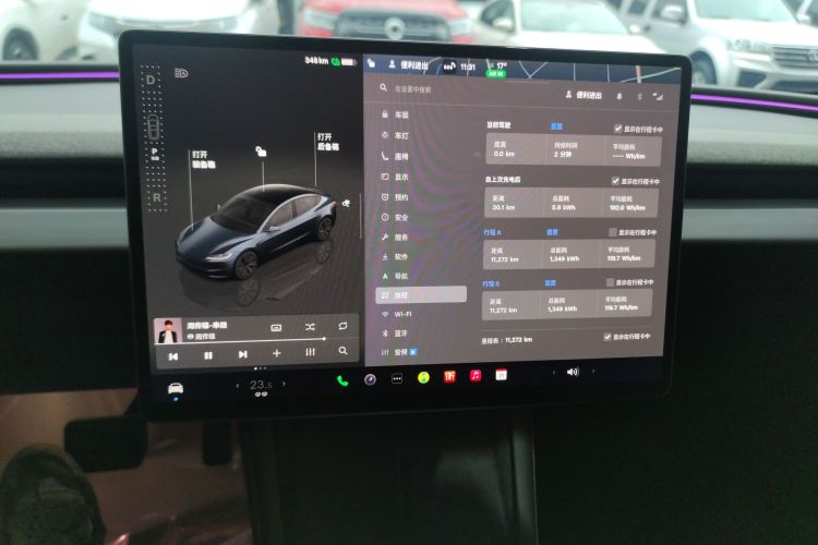 特斯拉 Model 3 2025款 后轮驱动版中控内饰14