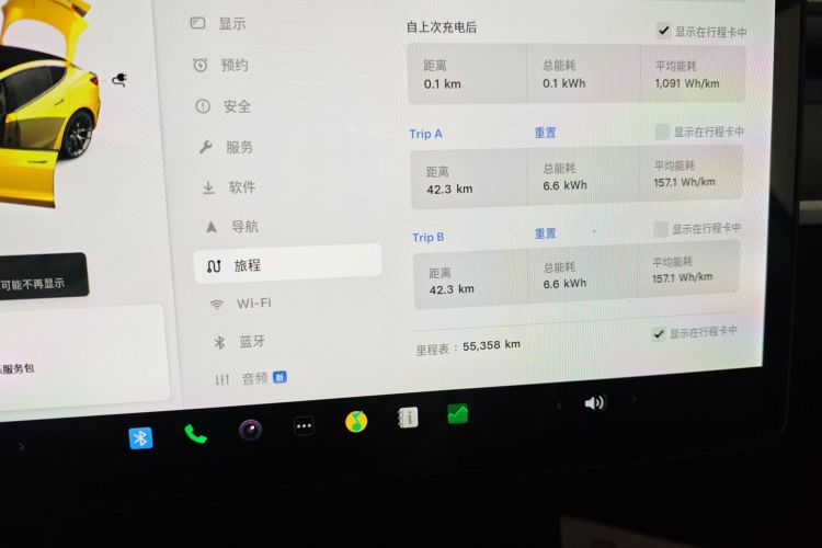 特斯拉 Model 3 2021款 标准续航后驱升级版 3D6中控内饰14