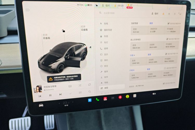 特斯拉 Model Y 2021款 Performance高性能全轮驱动版中控内饰14