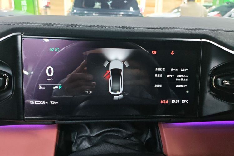 蔚来EC6 2020款 605KM 运动版中控内饰14