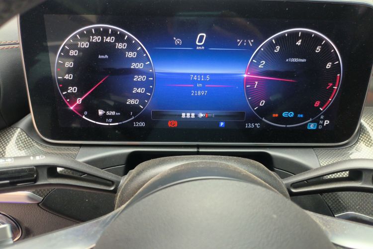 奔驰C级 2022款 改款 C 260 L 运动版中控内饰14