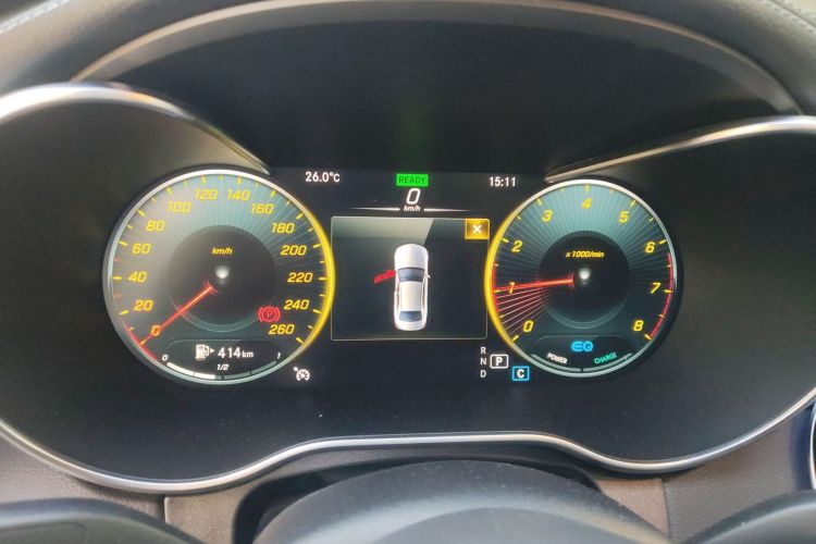 奔驰C级 2020款 改款 C 260 L中控内饰14