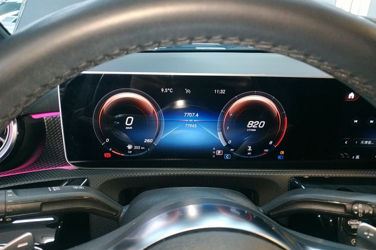 奔驰A级 2020款 改款 A 200 L 运动轿车时尚型中控内饰14