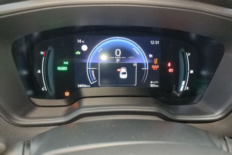 丰田 卡罗拉 2023款 1.8L 智能电混双擎 先锋版中控内饰14