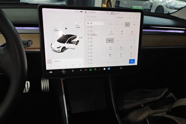 特斯拉 Model 3 2020款 改款 标准续航后驱升级版中控内饰16