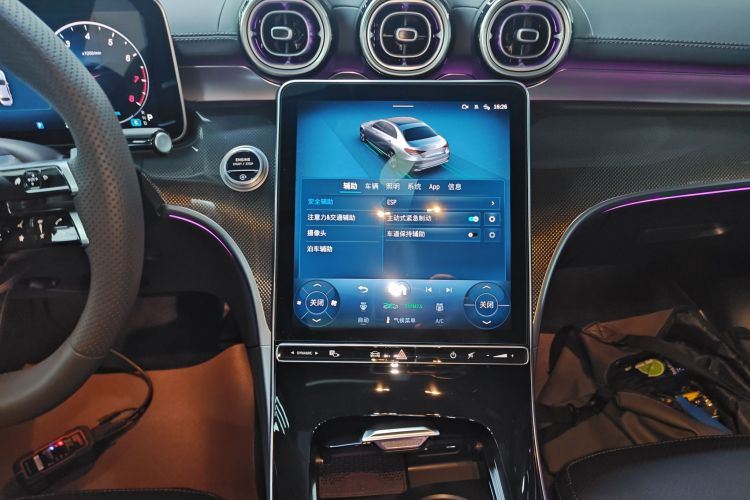 奔驰C级 2025款 C 260 L 运动版中控内饰16