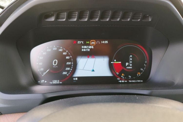 沃尔沃XC90新能源 2018款 E驱混动 T8 智尊版 7座中控内饰14