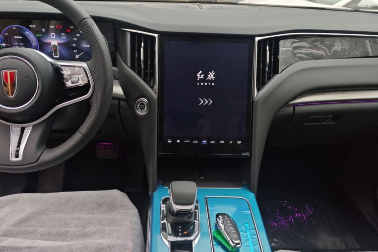 红旗HS7 PHEV 2025款 2.0T PHEV 四驱200万辆纪念版 6座局部细节16