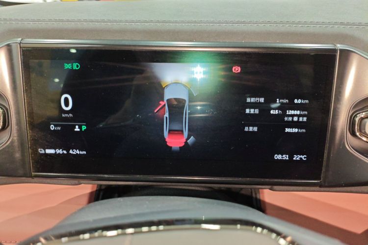 蔚来EC6 2020款 440KM 签名版中控内饰14