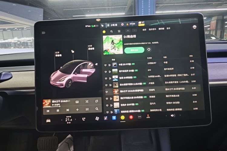 特斯拉 Model 3 2021款 标准续航后驱升级版 3D6中控内饰16