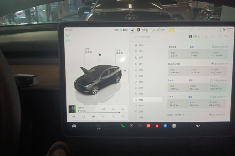 特斯拉 Model Y 2023款 后轮驱动版中控内饰14
