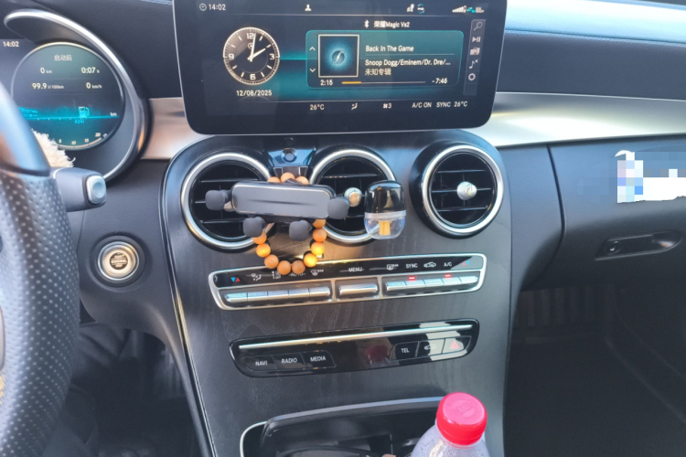 奔驰C级 2020款 改款 C 200 L 时尚型运动版中控内饰16