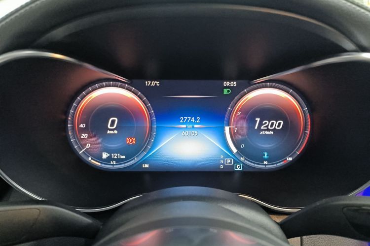 奔驰C级 2021款 C 200 L 时尚型运动版中控内饰14