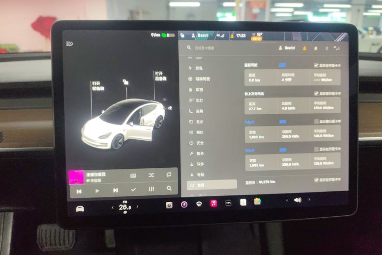 特斯拉 Model 3 2021款 标准续航后驱升级版中控内饰16