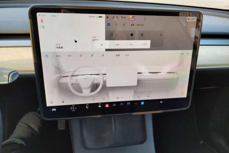 特斯拉 Model Y 2021款 标准续航后驱版中控内饰16