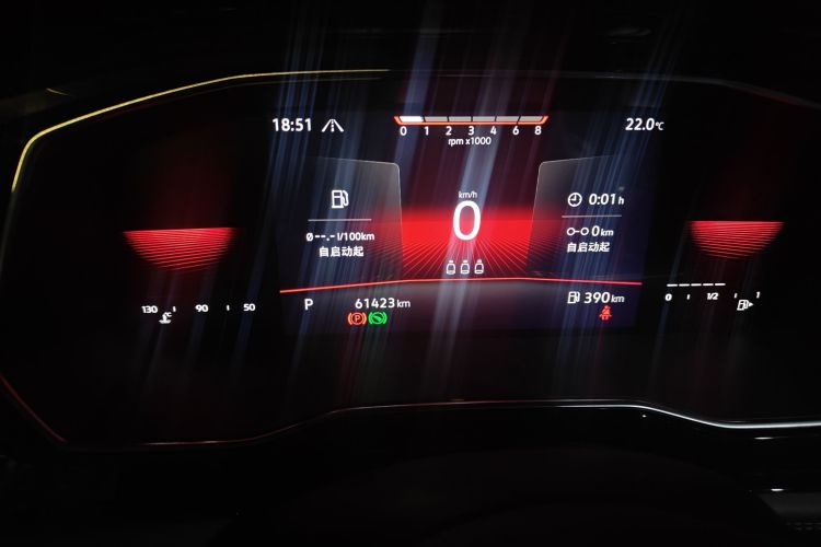 大众 速腾 2021款 280TSI DSG舒适智联版中控内饰15