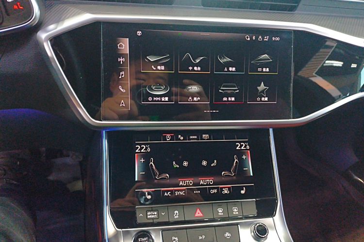 奥迪A7L 2024款 45 TFSI quattro 黑武士版中控内饰16