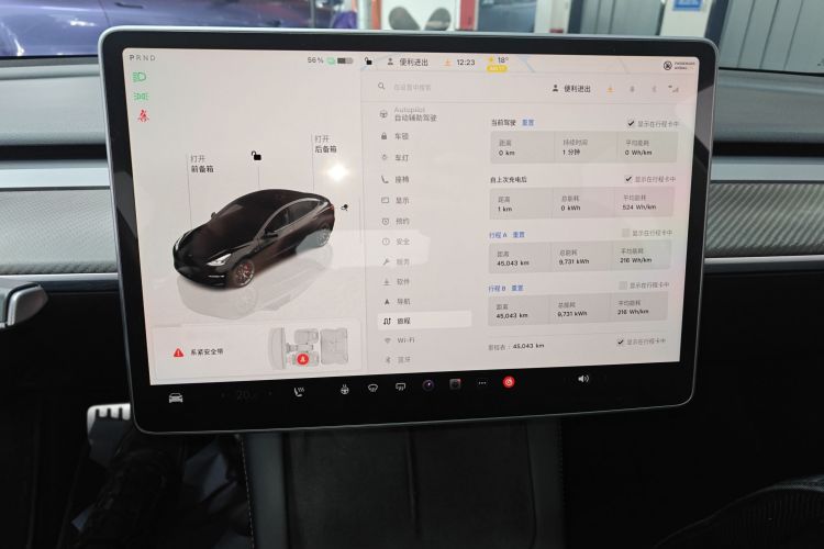 特斯拉 Model 3 2021款 改款二 Performance高性能全轮驱动版中控内饰16