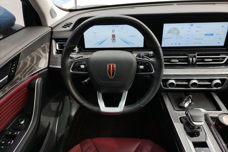 红旗HS5 2023款 2.0T 四驱旗领Pro版中控内饰13