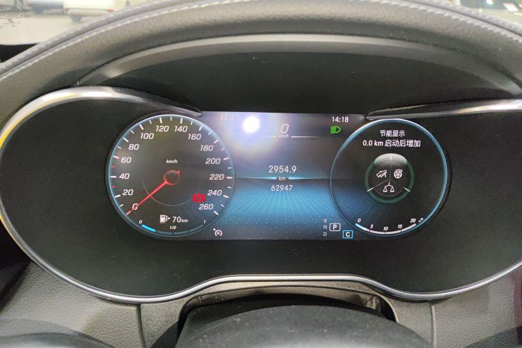 奔驰C级 2021款 C 200 L 时尚型运动版中控内饰14