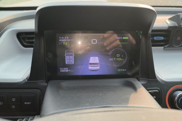 五菱汽车 宏光MINIEV 2020款 自在款 磷酸铁锂中控内饰14