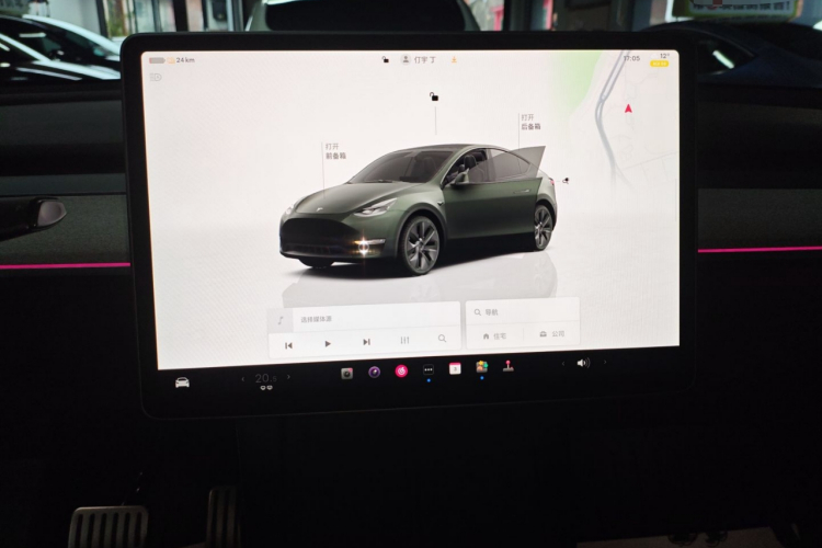 特斯拉 Model Y 2024款 后轮驱动版中控内饰16