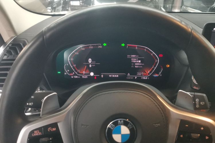 宝马X3 2020款  xDrive30i 领先型 M运动套装中控内饰14