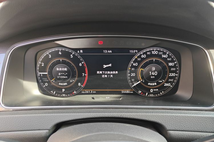 大众 高尔夫 2019款 280TSI DSG豪华型 国VI中控内饰14