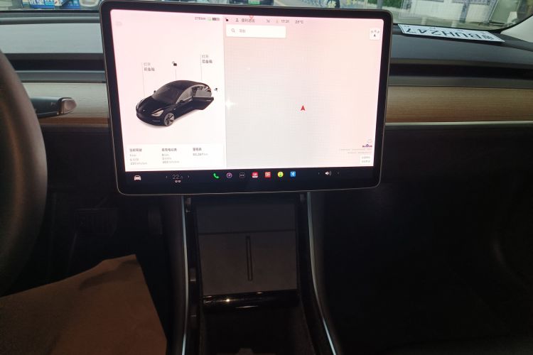 特斯拉 Model 3 2020款 改款 长续航后轮驱动版中控内饰16