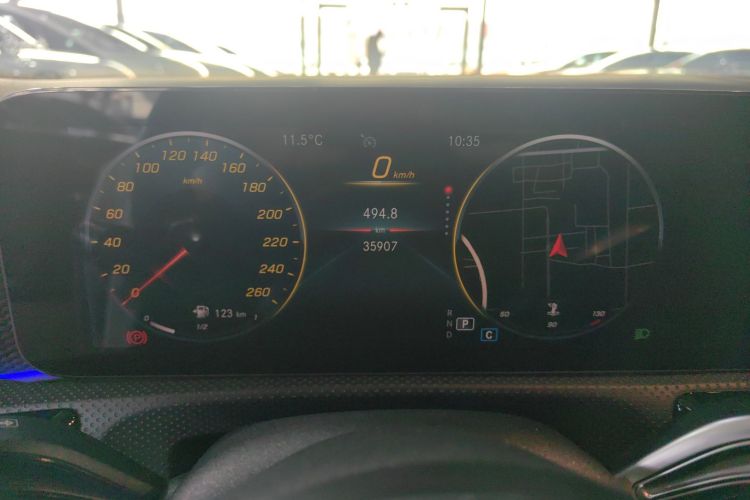 奔驰A级 2020款 改款 A 200 L 运动轿车时尚型中控内饰14