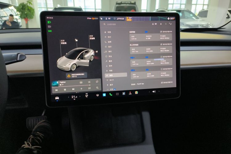 特斯拉 Model 3 2021款 标准续航后驱升级版中控内饰16