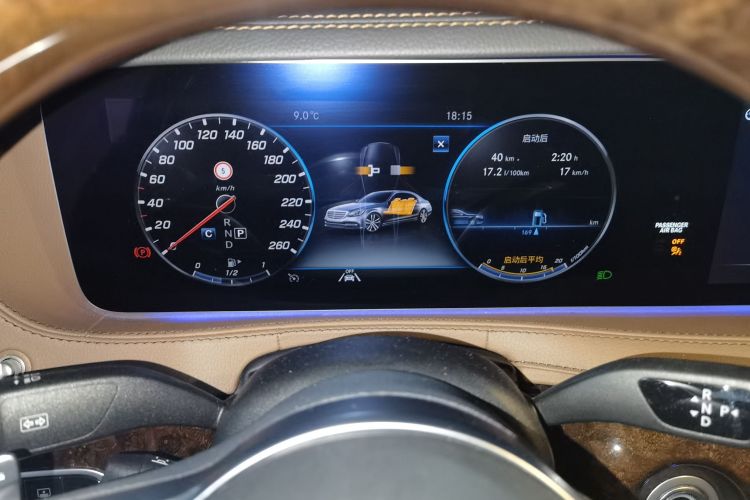 奔驰S级 2019款 S 350 L 豪华型 臻藏版中控内饰14