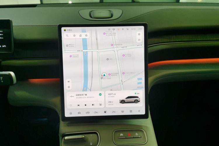 蔚来ES6 2024款 75kWh中控内饰16