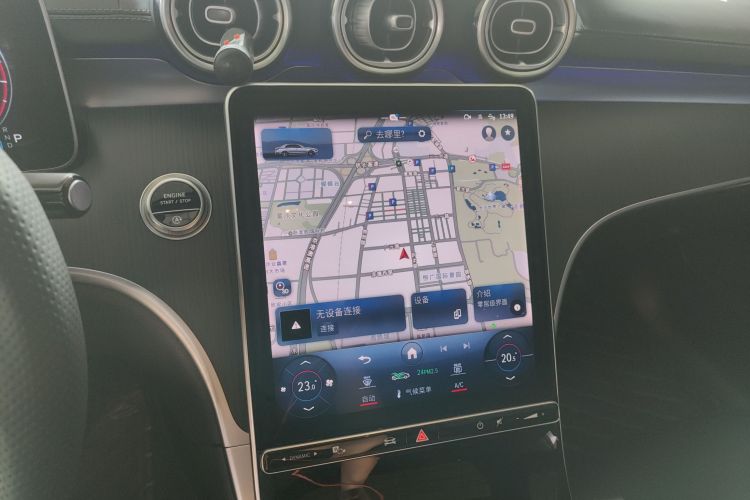 奔驰C级 2024款 改款 C 260 L 运动版中控内饰16