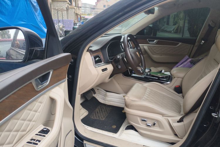 红旗HS7 2019款 3.0T 自动四驱智联旗领版中控内饰20