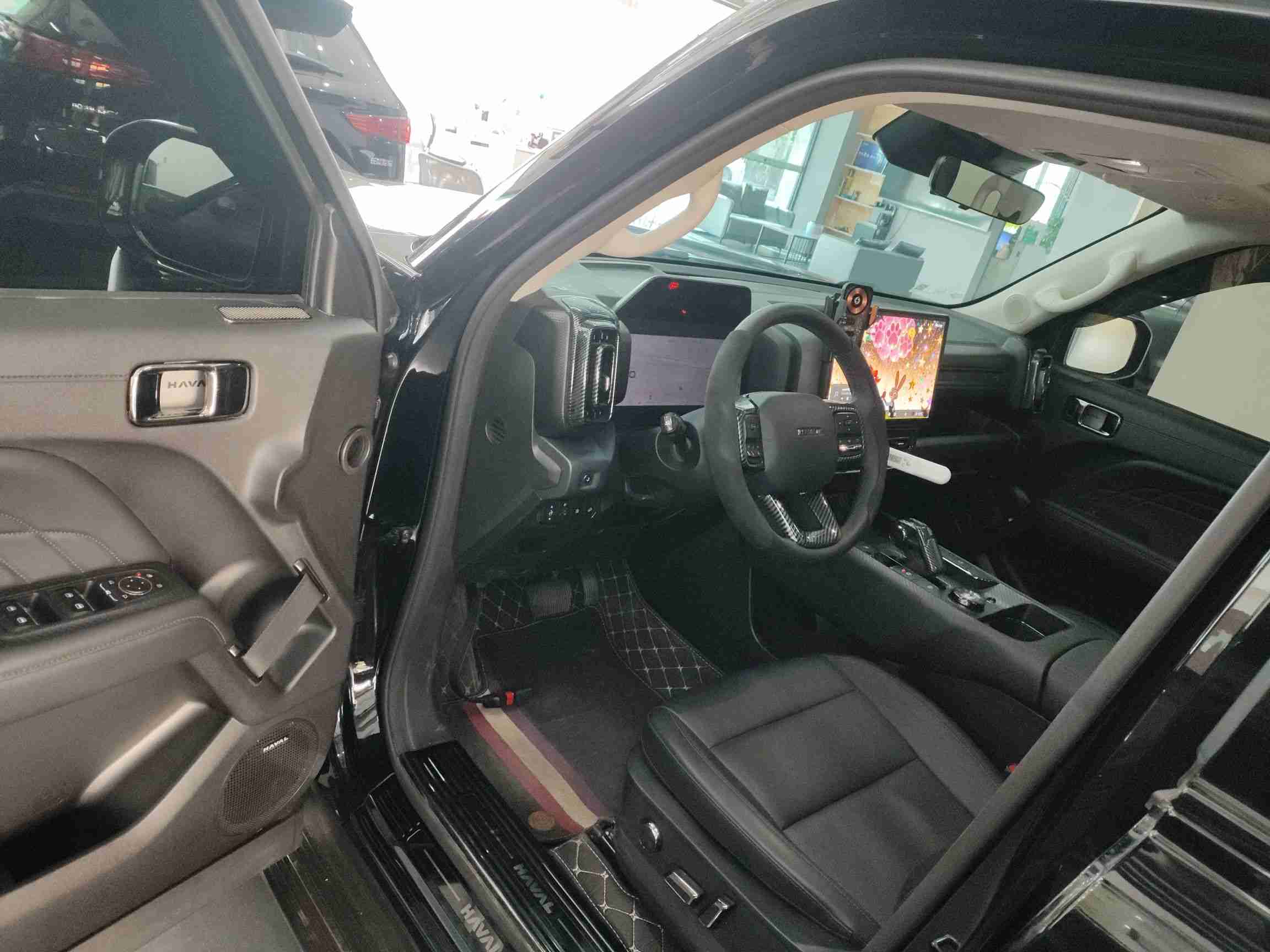 车辆驾驶位内饰展示