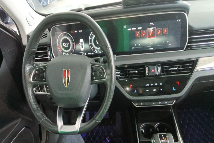 红旗HS5 2019款 2.0T 智联旗享版中控内饰12