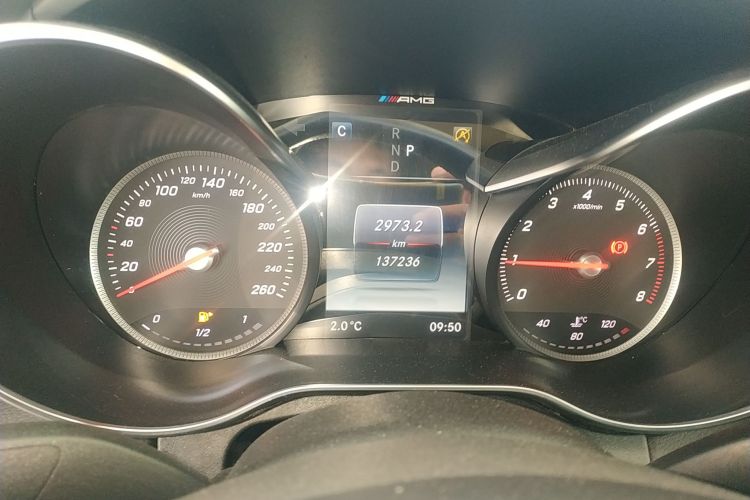 奔驰C级 2017款 改款 C 200 L 运动版局部细节14