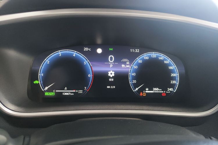 丰田 雷凌 2023款 智能电混双擎 1.8L 运动版中控内饰14