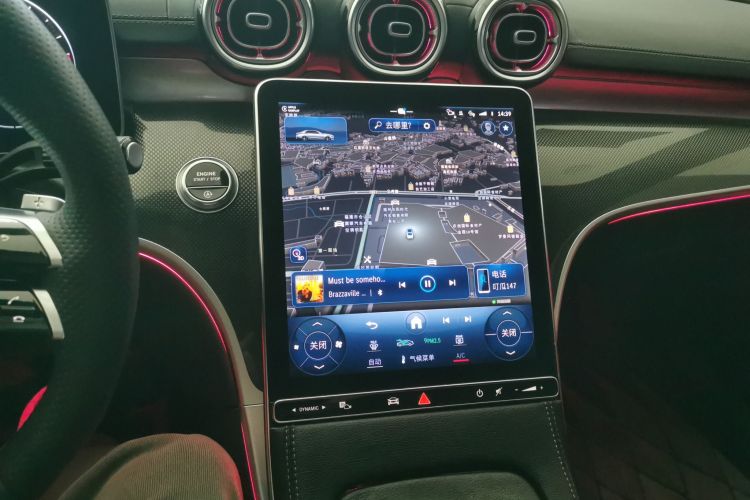 奔驰C级 2023款 改款二 C 260 L 运动版中控内饰16