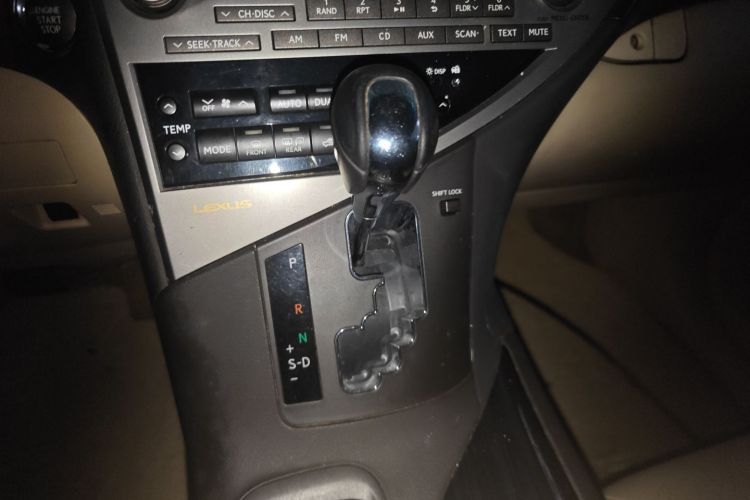 雷克萨斯RX经典 2011款 270 典雅版中控内饰18